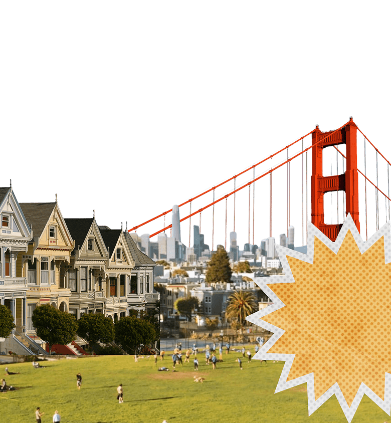 San Francisco Bay Hero Background Mobile